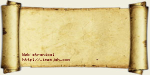 Andjelina Milijić vizit kartica